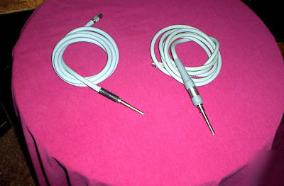 Karl storz light source 2 fiberoptic cables endoscopy