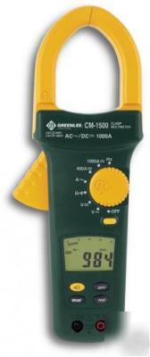New greenlee cm-1500 1000A ac/dc clamp meter CM1500 