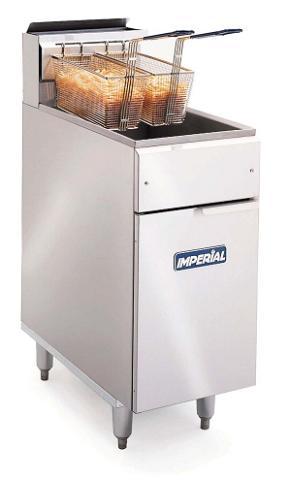 New imperial 40 lb. gas fryer, 105.000 btu, ifs-40