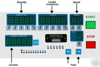 New sheffield hc-380 hot & cold strip cutting machine- -