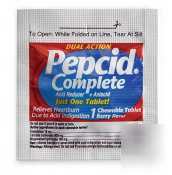 Single dose pepcid complete-heartburn-berry-20 per box