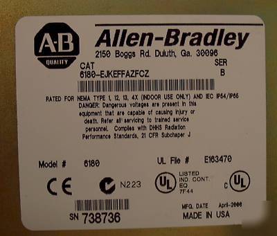 Allen-bradley 6180 computer 1784-ktx 1784-pcic
