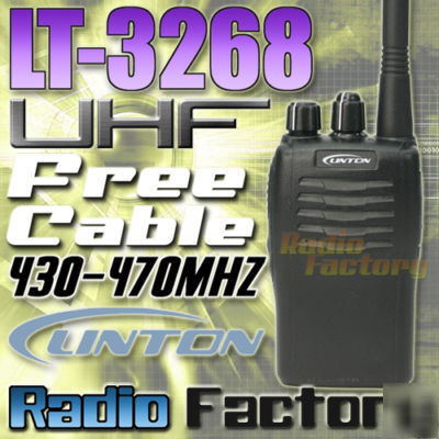 Linton lt-3268 430~470MHZ uhf + earpiece free cable #