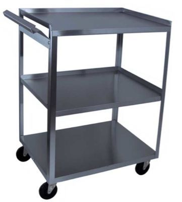 New cart, standard utility, 311 stainless 16X24, 
