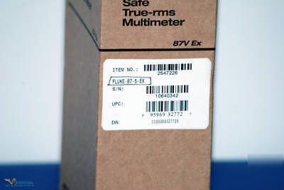 New fluke 87V-ex is multimeter dmm 87VEX - in box