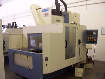 1992 emco famup mcx-650 cnc vmc fanuc om 8K spindle