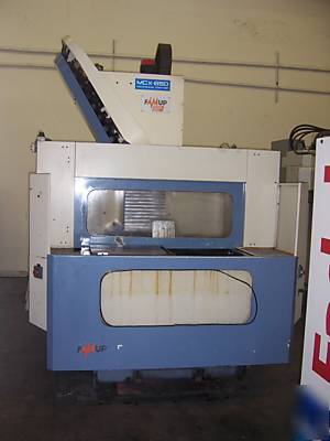 1992 emco famup mcx-650 cnc vmc fanuc om 8K spindle