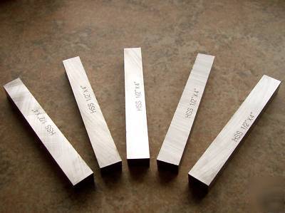 5 pcs. hss lathe tool bits 1/2