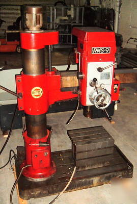 Ikeda rms-9 radial arm drill 3' x 9
