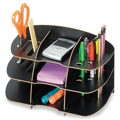 Kudos desktop organizer, 9 compartments, mdf