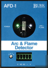 New burk afd-1 arc flame detector fire control freeship