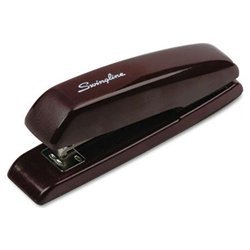 New durable full strip steel desk stapler, burgundy ...
