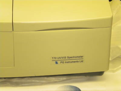 New pg instruments T70 uv/vis spectrophotometer