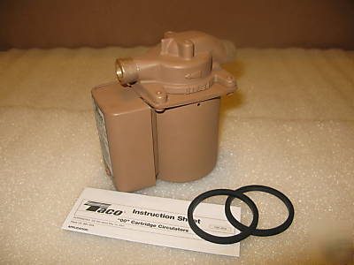 New taco 1/2 sweat 006-BC4 bronze circulator pump 