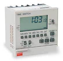 Timer, electronic, 7 day, spst, 100-240V, 15A