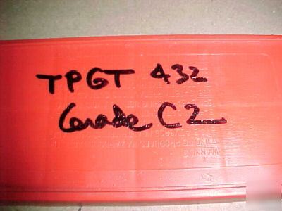 Anc corp. tpgt 432 carbide turning insert grade C2