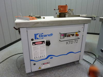 Brandt ktd 72 contour edgebander and f 13 trimmer 