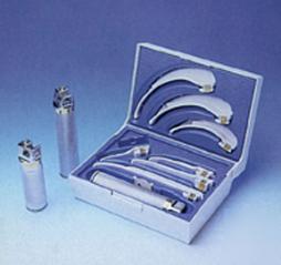 Fiber optic disposable improved vision laryngoscope set