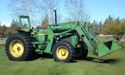 John deere 2940 tractor, 85HP diesel, 4WD, loader