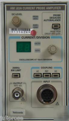 Tektronix AM503S current measurement AM503A A6302 TM501