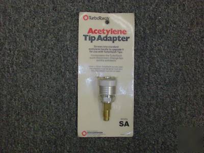 Turbotorch 0386-0500 model sa acetylene tip adapter
