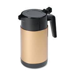 Hormel poly lined blackgold carafe with snapoff lid