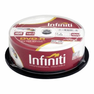 Infiniti full face printable 16X 4.7GB dvd-r *25 discs