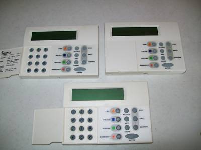 Inovonics vision plus security system & 3 keypads