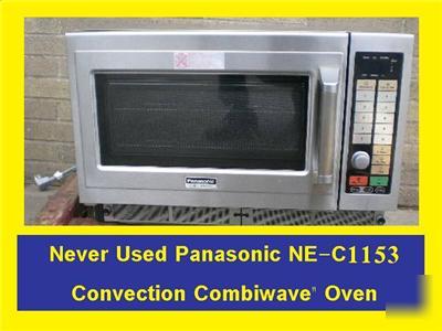New panasonic ne-C1153 convection combi microwave oven
