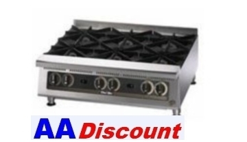 New star-max gas 6 burner hot plate model 606HD
