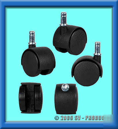 Chair casters swivel wheel set of 5 pcs - 131