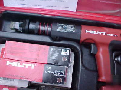 Hilti x-bt semi-automatic powder tools combo kit mint