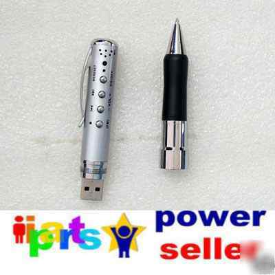 New est 8G 8GB digital voice recording pen MP3 player/u