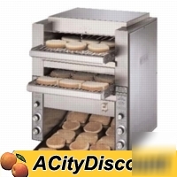 New holman commercial bun bread conveyor toaster