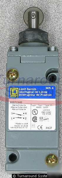 New square d 9007C54D heavy duty limit switches, 