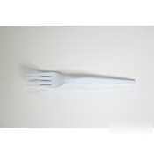 New white heavy weight polystyrene fork - 7.13IN