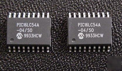 PIC16LC54A-04/so 8-bits microcontroller lot of 25 pcs