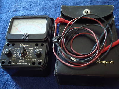 Simpson 260 series 7 volt ohm amp meter