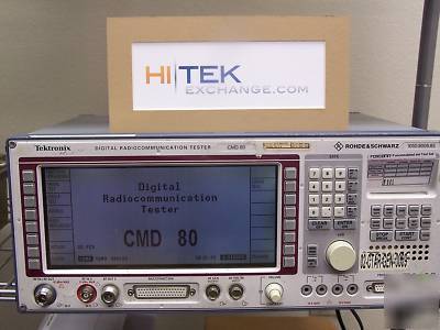 Tektronix CMD80 digital radiocomm tester, used