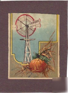 Trade card farm the success windmill batavia il