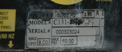 2 lmi milton roy C131-29 chemical metering pumps