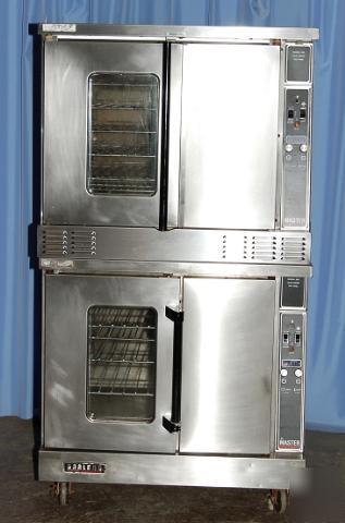 Garland double-stack master series gas convection oven