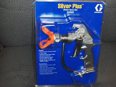 Graco silver plus airless spray gun 243283 brand nip