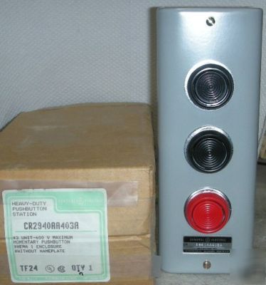 New CR2940AA403A ge heavy duty 3 pushbutton station 