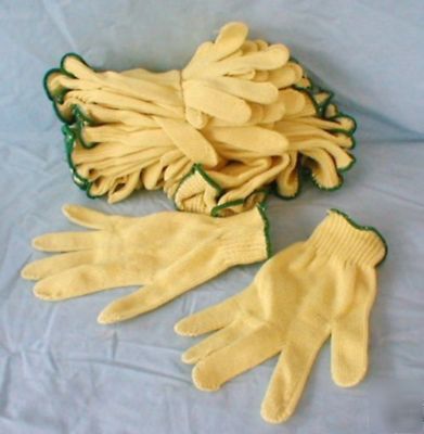 Gloves, twaron/kevlar.medium size. aramid knit gloves. 
