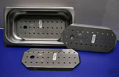 New vollrath hotel pan false bottom drain rack 1/2 long 