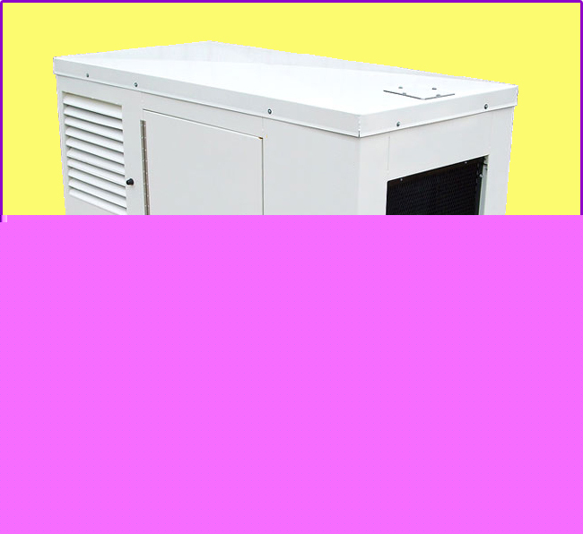 Perkins 21 kw diesel generator w/ sound enclosure