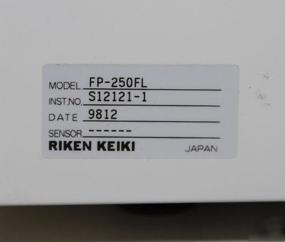 Riken keiki toxic gas monitor model fp 250FL