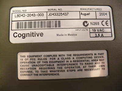 Cognitive advantage label printer