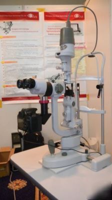 Export slit lamp image to digital camera and computer